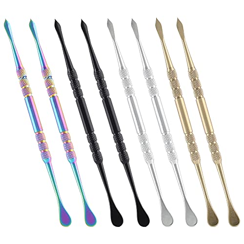 Suiwotin 8-teiliges Wachs-Schnitzwerkzeug, Edelstahl-Skulptur-Werkzeug, Wachswerkzeug-Set, Sculpting-Werkzeug, Löffel, Doppelköpfig, 11,7 cm Länge und 4 Farben Suiwotin 8-teiliges Wachs-Schnitzwerkzeug, Edelstahl-Skulptur-Werkzeug, Wachswerkzeug-Set, Sculpting-Werkzeug, Löffel, Doppelköpfig, 11,7 cm Länge und 4 Farben von suiwotin