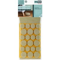 fix-o-moll SUKI, Gleiter eckig, Set zum Kleben Filz beige von suki