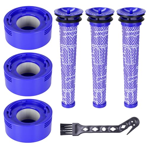 6er-Set Filter für Dyson V7 V8 Absolute, Animal, Motorhead, Total Clean – Ersatzfilter Staubsauger, 3 Nachfilter & 3 Vorfilter – Ersetzt Zubehör 965661-01 & 967478-01 6er-Set Filter für Dyson V7 V8 Absolute, Animal, Motorhead, Total Clean – Ersatzfilter Staubsauger, 3 Nachfilter & 3 Vorfilter – Ersetzt Zubehör 965661-01 & 967478-01 von suloea