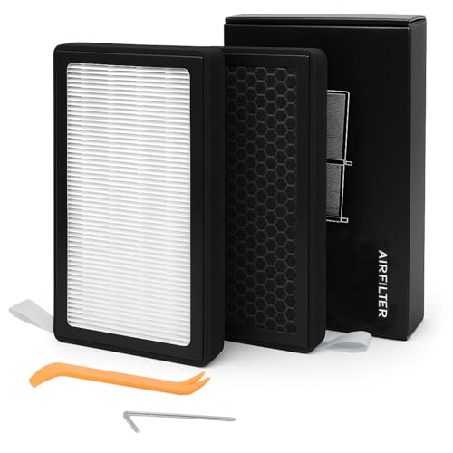 Innenraumfilter kompatibel mit Tesla Model Y & Model 3 – HEPA Ersatz Kabinenluftfilter mit Aktivkohle und Wabenstruktur – 2er Set, Schwarz Innenraumfilter kompatibel mit Tesla Model Y & Model 3 – HEPA Ersatz Kabinenluftfilter mit Aktivkohle und Wabenstruktur – 2er Set, Schwarz von suloea