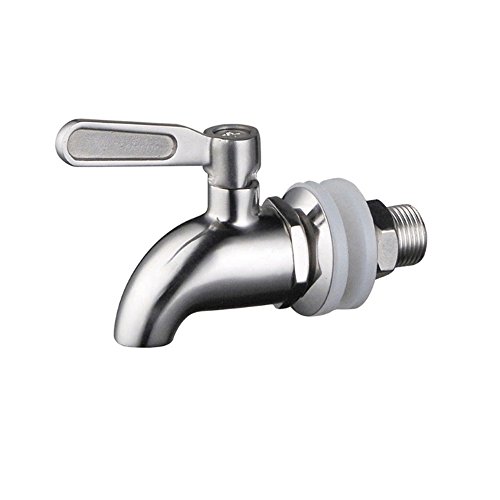 SUMERAIN 304 neues Design bessere Qualität Edelstahl Wasserhahn Ersatz-Zapfhahn Bier Zapfhahn Auslaufhahn Getränkespender (16mm) von sumerain