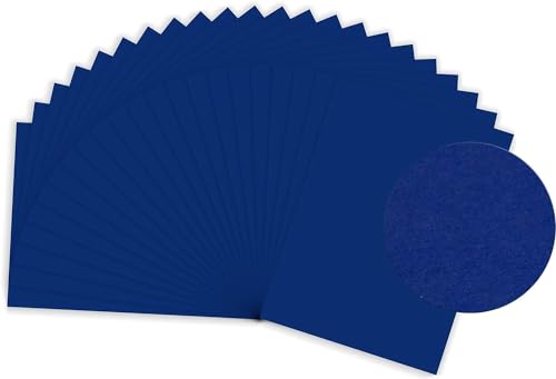 Sumico Bastelkarton DIN A3 50 Bogen grau I Bastelpapier 220g/m² I dickes Ton-Papier zum Basteln & Malen I Bastel-Pappe umweltfreundlich verpackt I Tonkarton bunt für Kinder DYI (Königsblau) von sumico