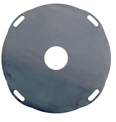 summersbay Premium Feuerplatte 100 cm - 5mm dick - Grillring & BBQ-Platte mit 4 Handgriffen - Ultimatives Grilldisk-Erlebnis für Feuertonnen & Feuerring summersbay Premium Feuerplatte 100 cm - 5mm dick - Grillring & BBQ-Platte mit 4 Handgriffen - Ultimatives Grilldisk-Erlebnis für Feuertonnen & Feuerring von summersbay