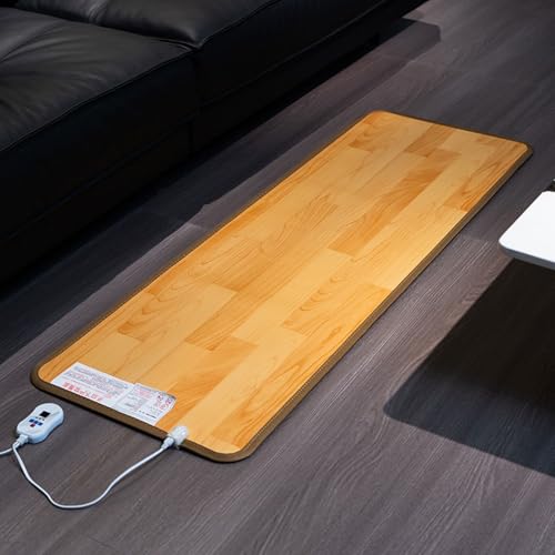 sunbiaouk Elektrische Heizmatten, Heizmatte unter dem Schreibtisch mit Einstellbarer Temperatur und 12-Stunden-Timer, Fußbodenheizung, für Yoga(50 * 150CM) von sunbiaouk