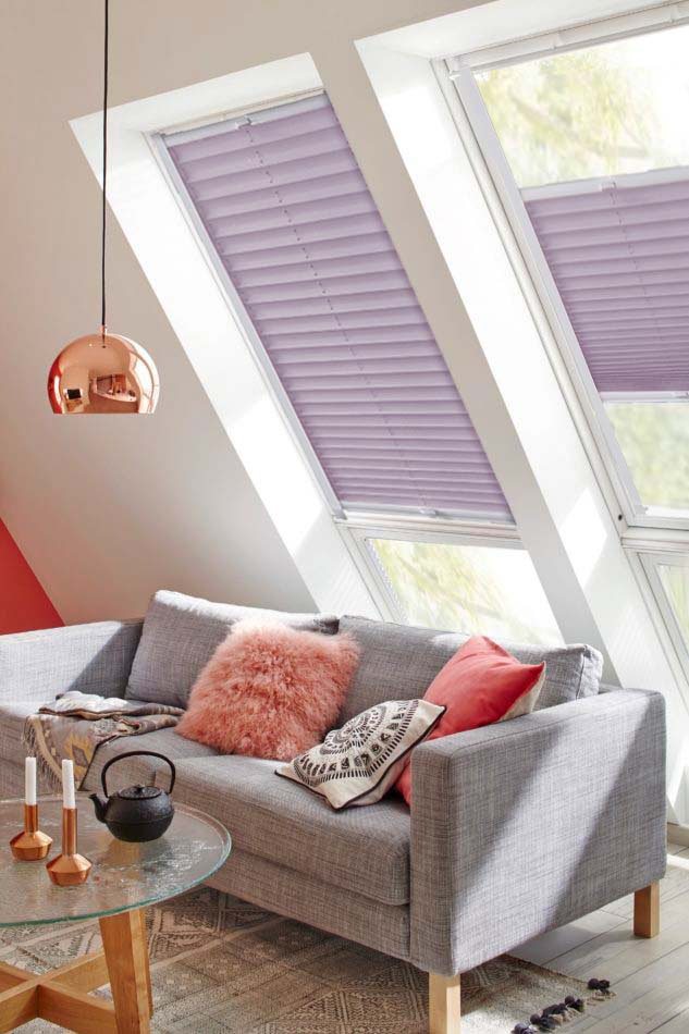 sunlines Dachfensterplissee Classic Style Crepe, Lichtschutz, verspannt, verschraubt, mit Führungsschienen sunlines Dachfensterplissee Classic Style Crepe, Lichtschutz, verspannt, verschraubt, mit Führungsschienen von sunlines