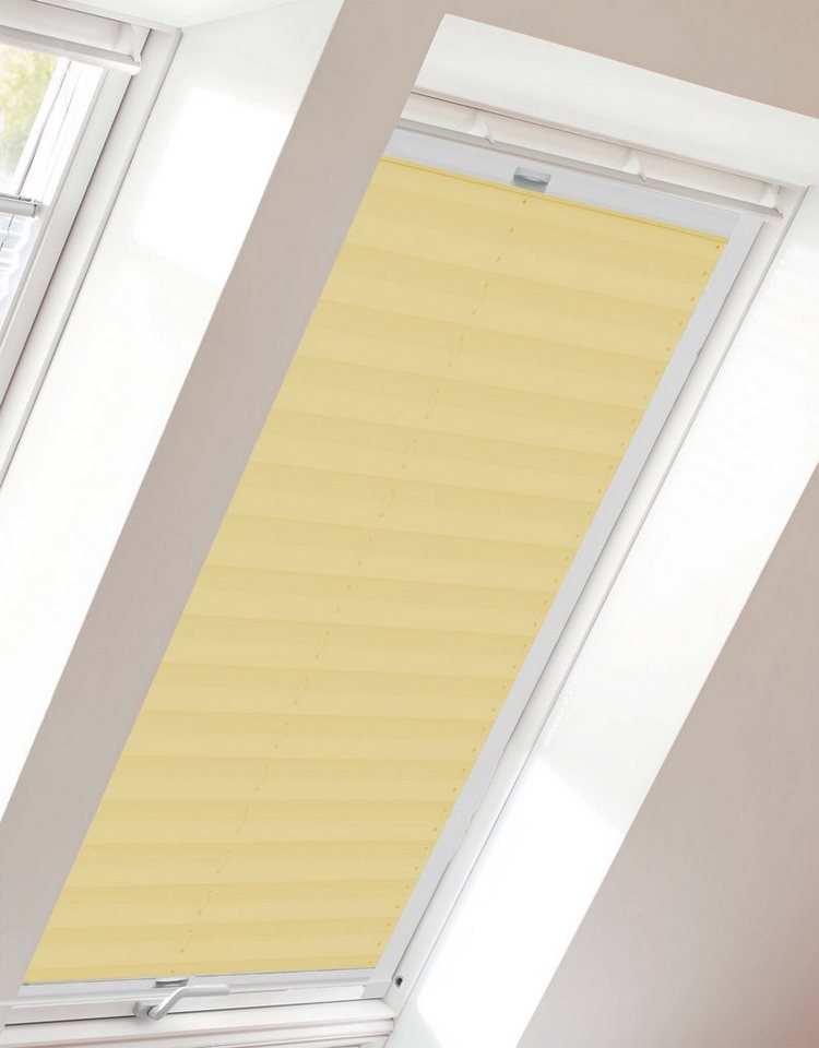 sunlines Dachfensterplissee StartUp Style Crepe, Lichtschutz, verspannt, verschraubt, mit Führungsschienen von sunlines