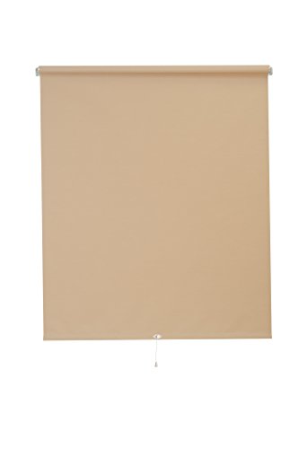 Sunlines HWA10122 Springrollo Verdunklung, Stoff, sand/weiß, 102 x 180 cm von sunlines