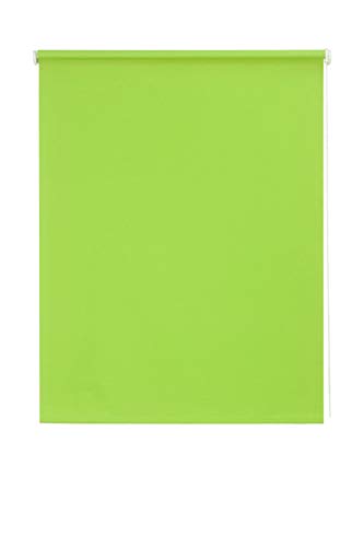 Sunlines HWA10435 Seitenzugrollo Verdunklung, Stoff, hellgrün/weiß, 142 x 180 cm von sunlines