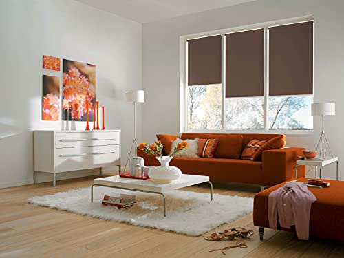 Sunlines Smart Style Elektrisches Rollo, Polyester, Mokka, 70 x 180 cm von sunlines