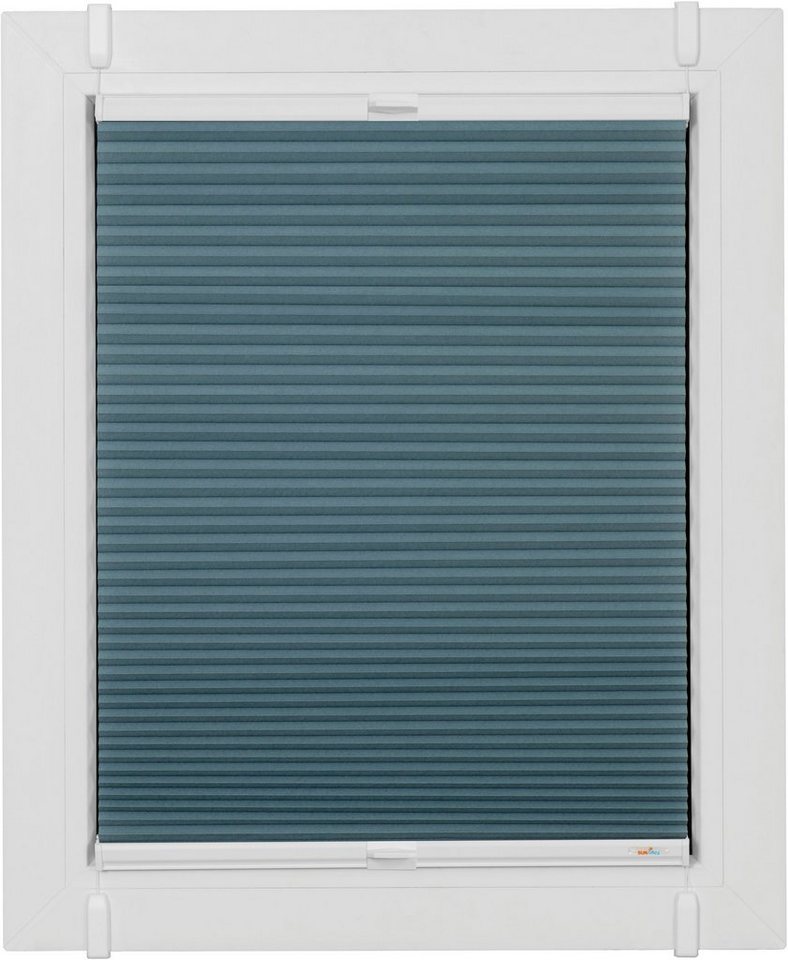sunlines Wabenplissee One Size Style Honeycomb TL, blickdicht, ohne Bohren, verspannt, Klemmfix, Zubehörfarbe weiß, zum Klemmen von sunlines