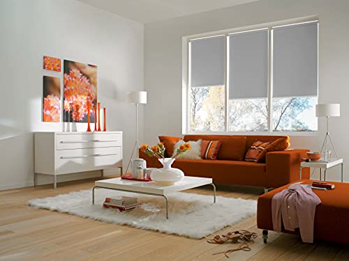 sunlines Akkurollo, Polyester, Grau, 120 x 180 cm von sunlines