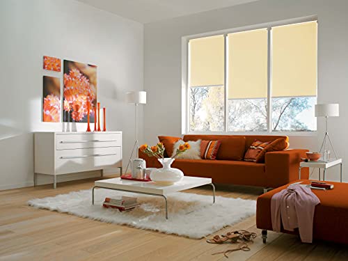 Sunlines Smart Style Elektrisches Rollo, Polyester, Creme, 180 x 180 cm von Sunlines