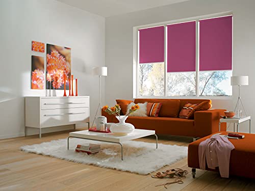 Sunlines Smart Style Elektrisches Rollo, Polyester, Himbeer, 180 x 180 cm von sunlines