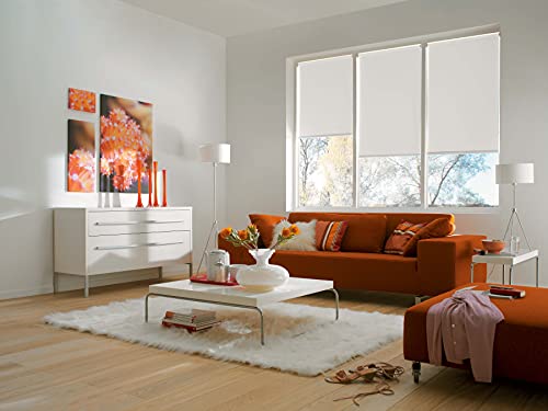 Sunlines Smart Style Elektrisches Rollo, Polyester, Weiß, 180 x 180 cm von sunlines