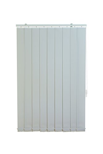 Sunlines Vertikaler Lamellenvorhang, grau, 100 x 250 cm von sunlines