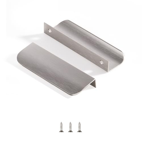 sunlithor GebüRsteter Edelstahl Schrankgriffe FüR KüChengriffe MöBelgriffe KüChenschräNke Schubladengriffe Vintage Packung mit 10 Stück 96mm BA 120mm Länge von sunlithor