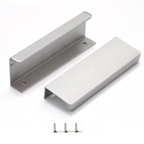 sunlithor GebüRsteter Edelstahl Schrankgriffe FüR KüChengriffe MöBelgriffe KüChenschräNke Schubladengriffe Vintage Packung mit 6 Stück 96mm BA 120mm Länge von sunlithor