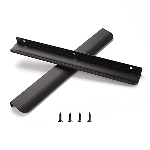 sunlithor Schwarz Schrankgriffe FüR KüChengriffe MöBelgriffe KüChenschräNke Schubladengriffe Vintage Packung mit 5 Stück 254mm BA 300mm Länge von sunlithor