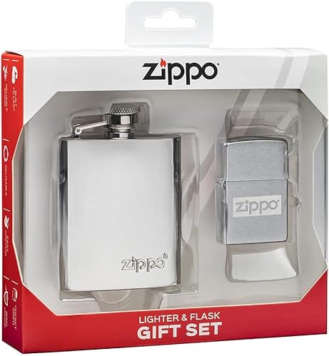 Zippo Zubehör Set's Inklusive Sunmando Pinzette zum wechsel der Watte BZW des Dochtes: (Zippo Flachmann Set) von sunmando