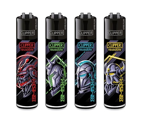 Clipper Feuerzeug Quartal 1/2025 (Cyborg Warriors) von sunmondo