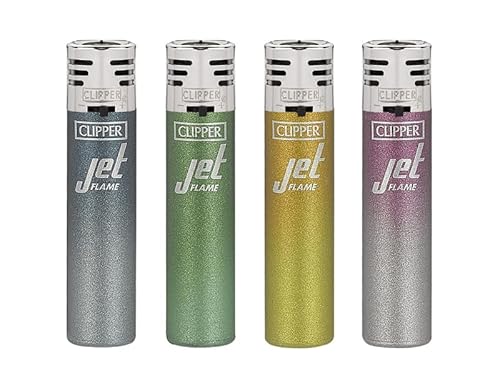 Clipper Feuerzeug Quartal 1/2025 (Jet Metallic Gradient 4) von sunmondo