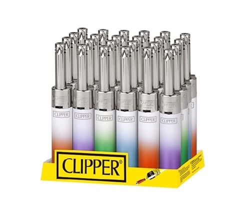 Clipper Mini Tube Stabfeuerzeug (Crystal Gradient) von sunmondo