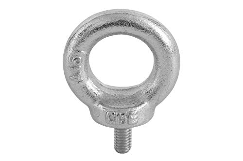 Ringschrauben M6 Rostfreier Stahl 10 Stück - DIN 580 C 15E von sunmondo