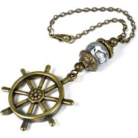 Antike Bronze Rückansicht Auto Spiegel Charme, Grau Jaspis Perle, Schiff Rad Auto-Dekoration Antike Bronze Rückansicht Auto Spiegel Charme, Grau Jaspis Perle, Schiff Rad Auto-Dekoration von sunnybeadsbythesea