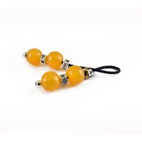 Begleri, Worry Beads, Gelbe Acryl & Silberfarbene Metallperlen von sunnybeadsbythesea