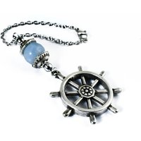 Schiff Rad Auto Rückspiegel Charm Hängend, Ornament Dangler Geschenk Schiff Rad Auto Rückspiegel Charm Hängend, Ornament Dangler Geschenk von sunnybeadsbythesea