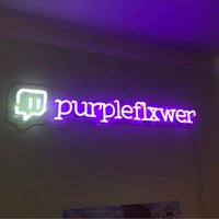 Benutzerdefinierte Twitch Benutzername Neon Schild Gamer Tag Led Personalisiertes Geschenk Für Zeichen Spielzimmer Dekor Gaming Wand Licht von sunnyneon