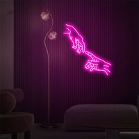 Hände Neon Schild |Imimimimimim | Led Neonlichter Neonlampe Weihnachtsgeschenk von sunnyneon