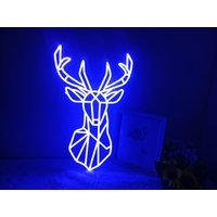 Weihnachten Rentier Elch Deer Leuchtreklame Weihnachtsgeschenk Home Decor von sunnyneon