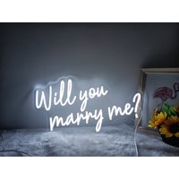 Willst Du Mich Heiraten Neon Schild, Benutzerdefinierte Schilder Für Hochzeit von sunnyneon