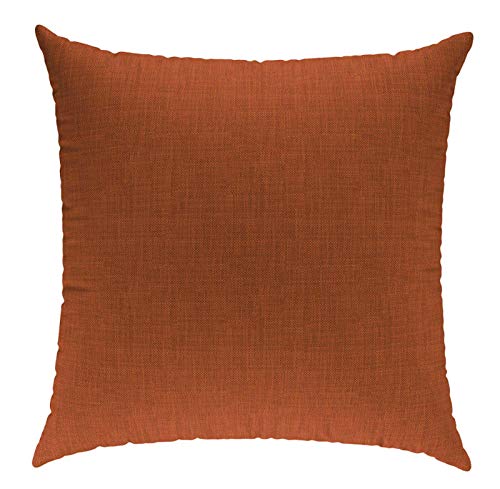 sunnypillow Palettenkissen Auflage Set für Europaletten Indoor und Outdoor Palettenpolster Palettensofa Kissen mit schöner Steppung viele Farben und Größen zur Auswahl Kissen 40 x 40, Orange von sunnypillow