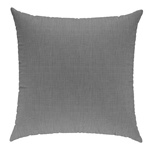 sunnypillow Palettenkissen Auflage Set für Europaletten Indoor und Outdoor Palettenpolster Palettensofa Kissen mit schöner Steppung viele Farben und Größen zur Auswahl Kissen 50 x 50, Grau von sunnypillow