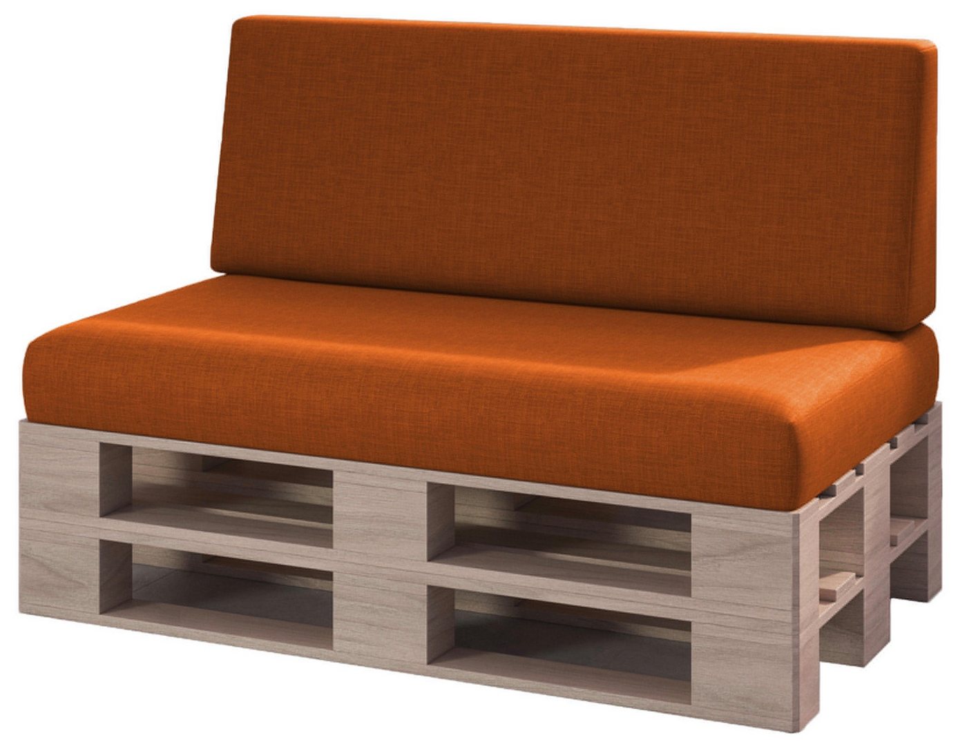 sunnypillow Palettenkissen Milano - 2er Set Palettenauflage mit abnehmbarem Bezug Kaltschaum, 2er Set Sitz- und Rückenkissen sunnypillow Palettenkissen Milano - 2er Set Palettenauflage mit abnehmbarem Bezug Kaltschaum, 2er Set Sitz- und Rückenkissen von sunnypillow