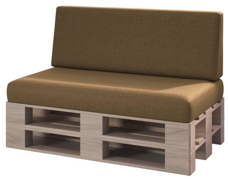 sunnypillow Palettenkissen Milano - 2er Set Palettenauflage mit abnehmbarem Bezug Kaltschaum, 2er Set Sitz- und Rückenkissen sunnypillow Palettenkissen Milano - 2er Set Palettenauflage mit abnehmbarem Bezug Kaltschaum, 2er Set Sitz- und Rückenkissen von sunnypillow