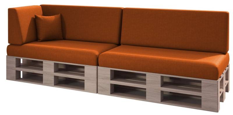 sunnypillow Palettenkissen Milano - 6er Set Palettenauflage mit abnehmbarem Bezug Kaltschaum, 6er Set Palettenkissen sunnypillow Palettenkissen Milano - 6er Set Palettenauflage mit abnehmbarem Bezug Kaltschaum, 6er Set Palettenkissen von sunnypillow