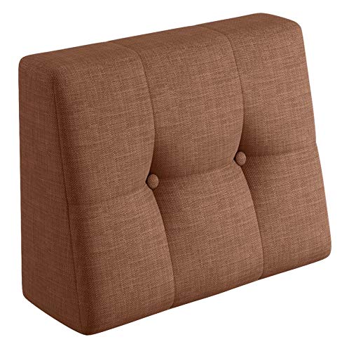 sunnypillow Palettenkissen Palettenauflage Palettenpolster Palettensofa Sitzkissen Rückenlehne gesteppt Seitenkissen 60x40x20/10cm Orange von sunnypillow