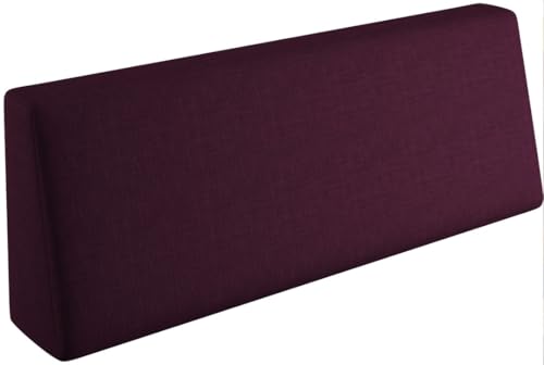 sunnypillow Palettenkissen mit abnehmbarem Bezug Kaltschaum Palettenauflage Palettenpolster Palettensofa Sitzkissen Rückenlehne Indoor Outdoor Rückenkissen 120x40x20/10cm Violett sunnypillow Palettenkissen mit abnehmbarem Bezug Kaltschaum Palettenauflage Palettenpolster Palettensofa Sitzkissen Rückenlehne Indoor Outdoor Rückenkissen 120x40x20/10cm Violett von sunnypillow