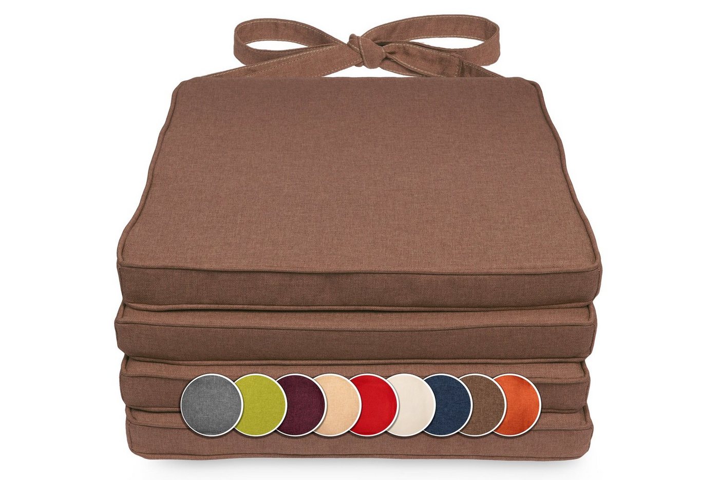 sunnypillow Stuhlkissen 4er Set Stuhlkissen 40 x 45 x 5cm sunnypillow Stuhlkissen 4er Set Stuhlkissen 40 x 45 x 5cm von sunnypillow