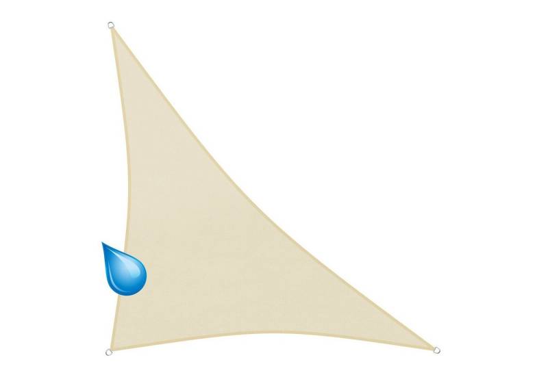sunprotect Sonnensegel 3,6 x 3,6 x 5 m 90° Grad Dreieck, ideal für Garten, Balkon & Terrasse von sunprotect