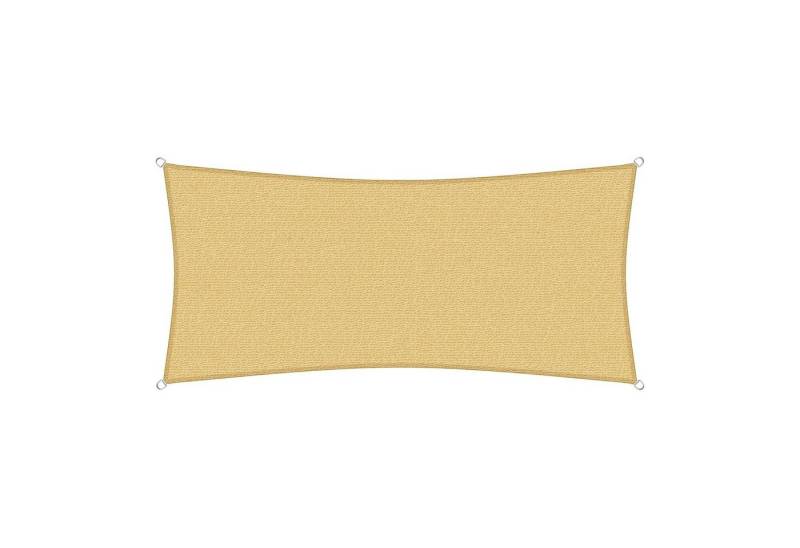 sunprotect Sonnensegel 4 x 2 m Rechteck, ideal für Garten, Balkon & Terrasse von sunprotect