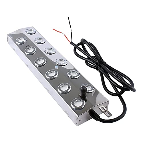 sunroot 12 KöPfe Maschine Ultraschall Maschine Luft Befeuchter Wasser FontäNe Maschine Maschine Edelstahl Maschine von sunroot