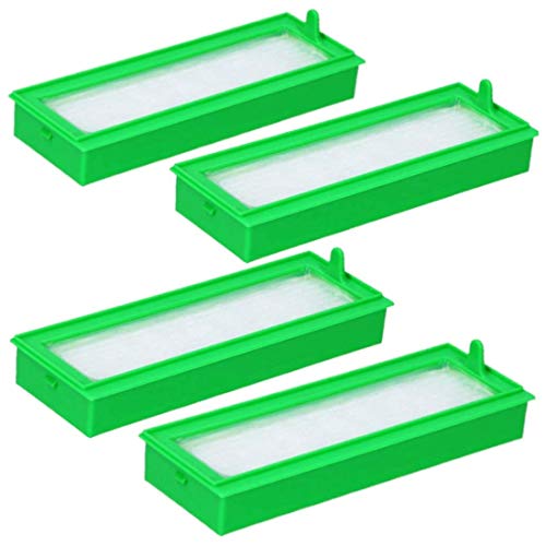 sunroot 4 Filter Geeignet für Vorwerk Kobold VR200 und VR300 Saugroboter für Staubbehälter des Staubsaugers von sunroot