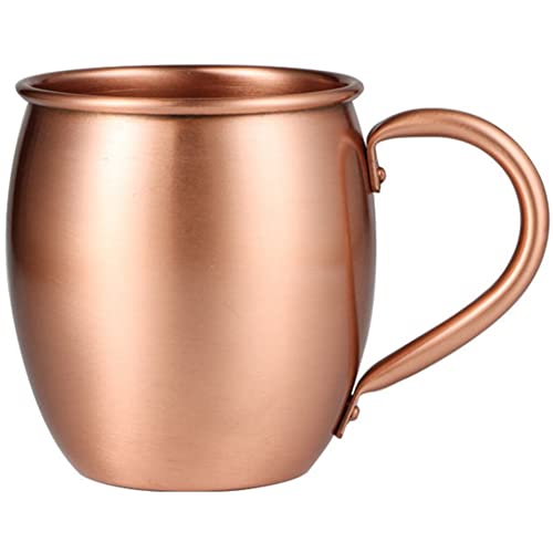 sunroot 530 ML 100% Kupferbecher Becher Trommelbecher Cocktailbecher Kupferbecher Restaurant Bar KaltgeträNkebecher, B von sunroot