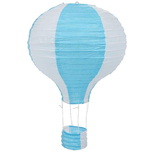sunwes 30,5 cm Heißluftballon Papier Lampenschirm Deckenleuchte Hochzeit Party Dekoration Streifen von sunwes