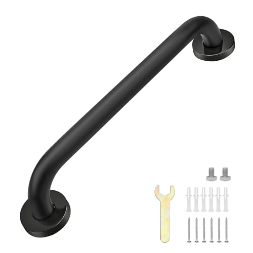 sunzone Dusch-Haltegriffe, 30,5 cm Haltegriffe für Badezimmer, Edelstahl-Haltegriff, Duschgriff für Senioren, Sicherheitshandlaufstütze, Unterstützung des Badewannengriffs bei Behinderungen, ältere sunzone Dusch-Haltegriffe, 30,5 cm Haltegriffe für Badezimmer, Edelstahl-Haltegriff, Duschgriff für Senioren, Sicherheitshandlaufstütze, Unterstützung des Badewannengriffs bei Behinderungen, ältere von sunzone