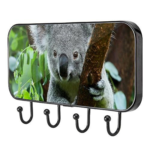 suojapuku Wandhaken zum Aufhängen von Gebrauchshaken,Koala,Badezimmerhaken Küchenhaken Klebehaken von suojapuku